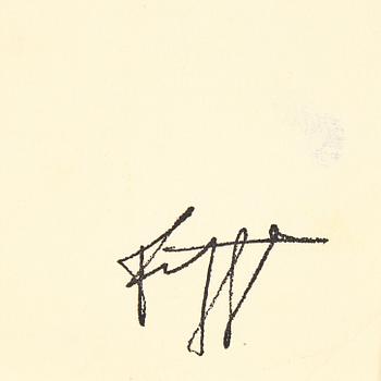 Eddie Figge, mixed media, signed with stamp, executed around 1951.
