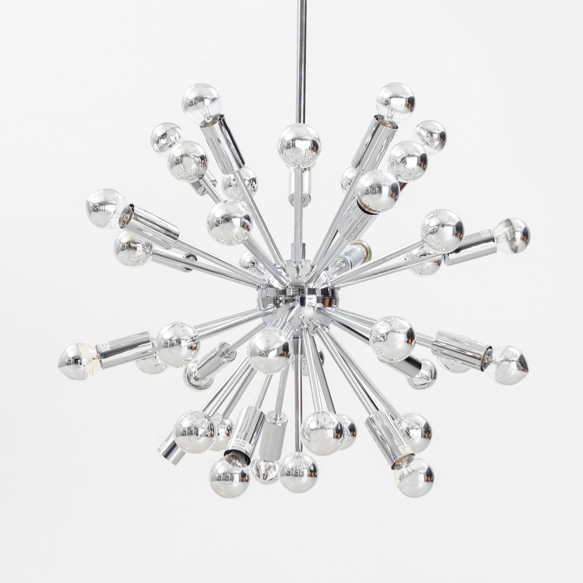A 'Sputnik 20' pendant lamp by Paul de Haan for Jolina Lightning.