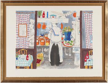Lennart Jirlow · LENNART JIRLOW, färglitografi, signerad och numrerad 120/310.