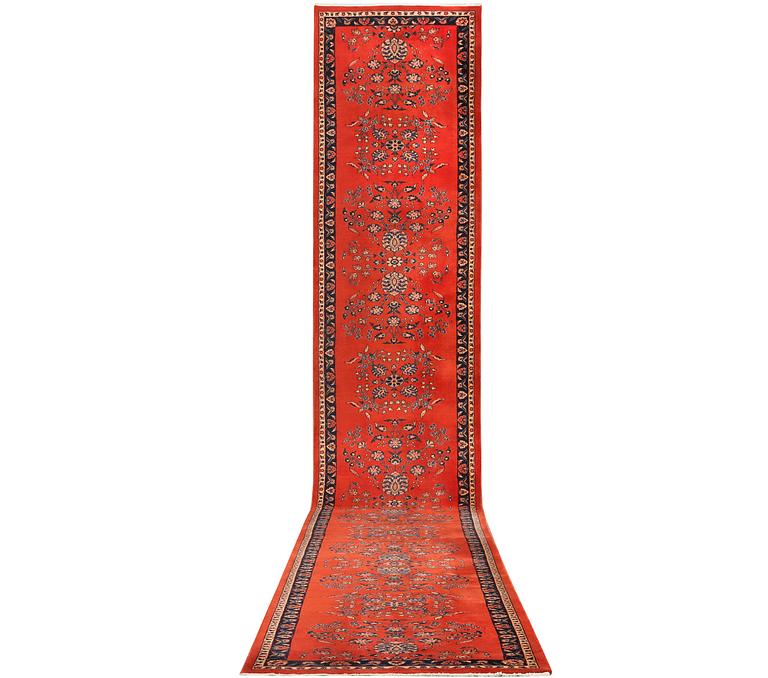 Gallerimatta, Sarouk, ca 632 x 90 cm.