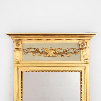 A late Gustaivan mirror, early 19th century.