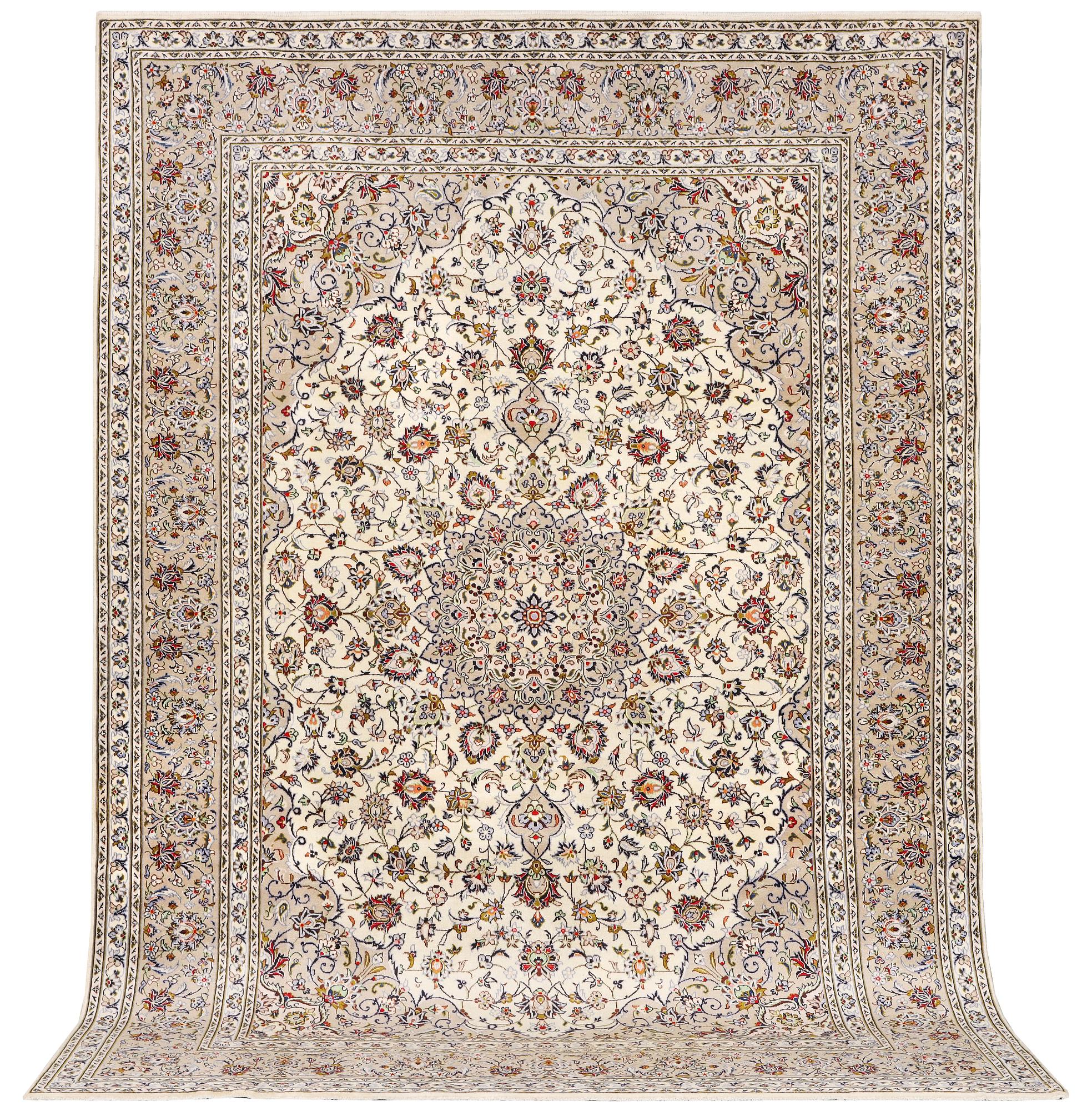 A Keshan carpet, c.. 350 x 250 cm.
