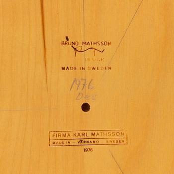 BRUNO MATHSSON, bord, "Annika" för firman Karl Mathsson, 1976.