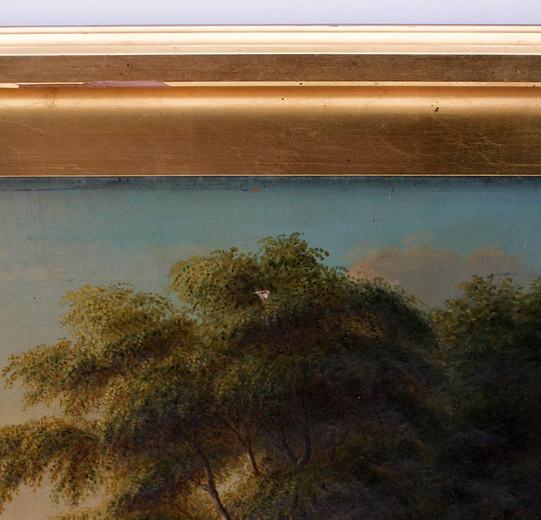 ERIK WAHLBERGSON, olja på duk. Sign o dat 1841.