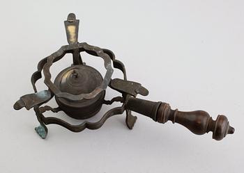 RECHAUD, mässing, möjligen Frankrike, 1700-/1800-tal.