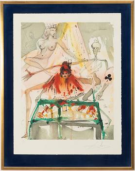 Salvador Dalí, "The Cards Foretell Carmen's Death", from "Carmen".