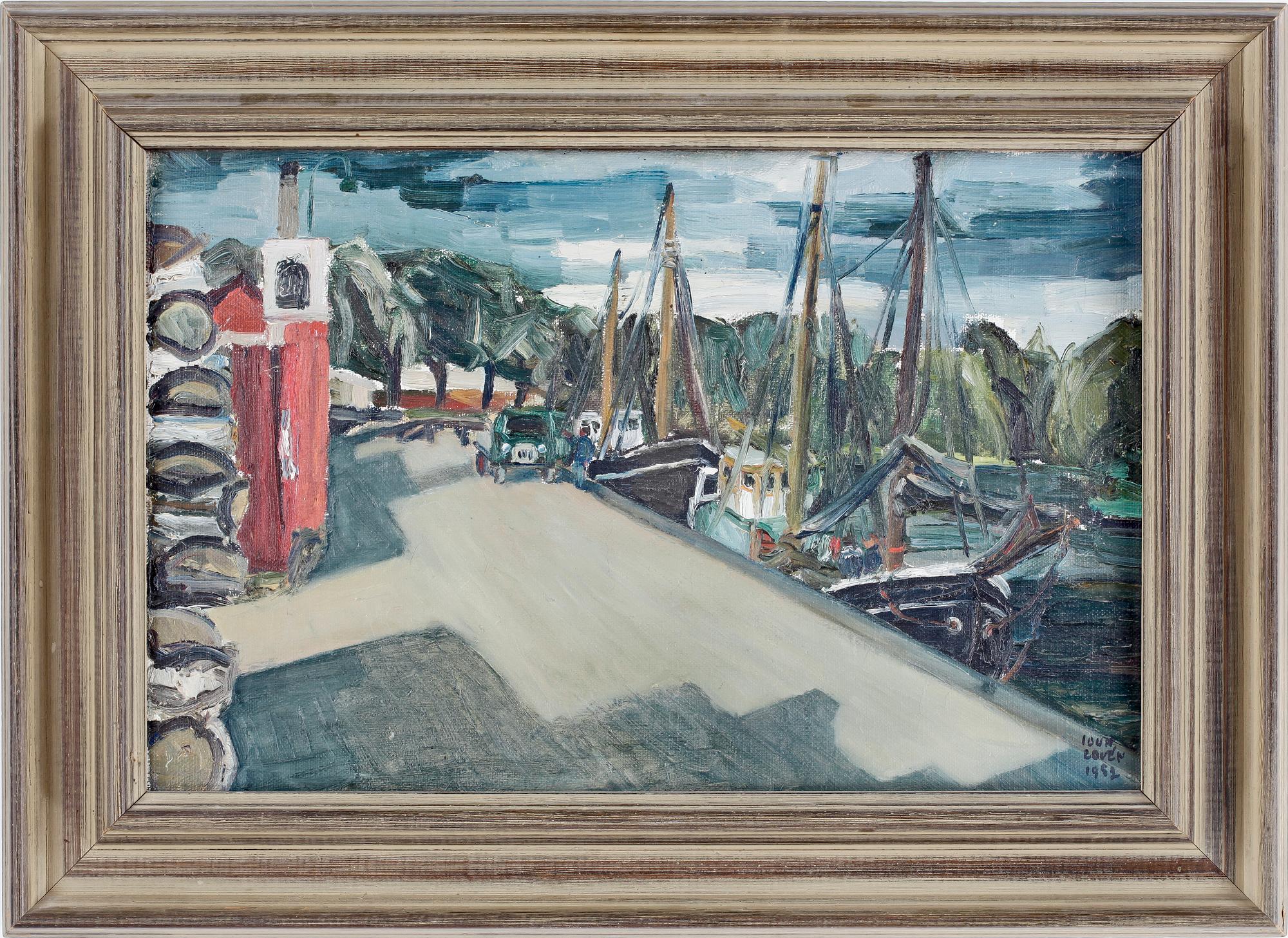 IDUN LOVÈN, olja på duk, sign o dat 1952.