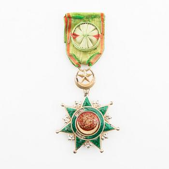 Medalj, Osmanié-orden 4 klassen, Ottomanska Riket 1867-1922.