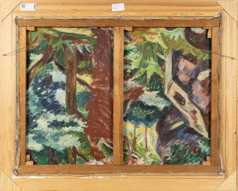 Birger Simonsson, oil on canvas, signed by the estate.