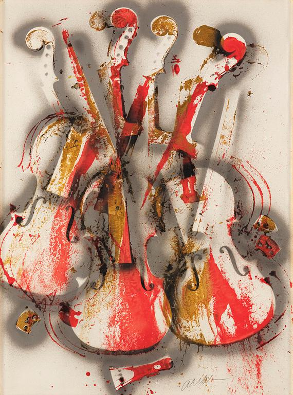 Arman (Armand Pierre Fernandez), "Orange and Grey Concerto".