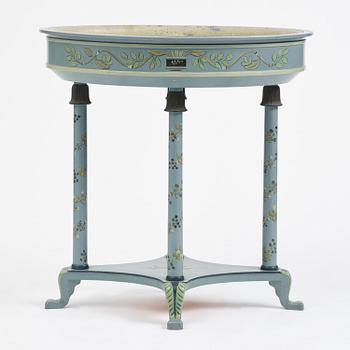 Carl Malmsten, a Swedish Grace flower table, cabinetmaker Albin Johansson, Stockholm, for Villa Kvikkjokk, 1927.