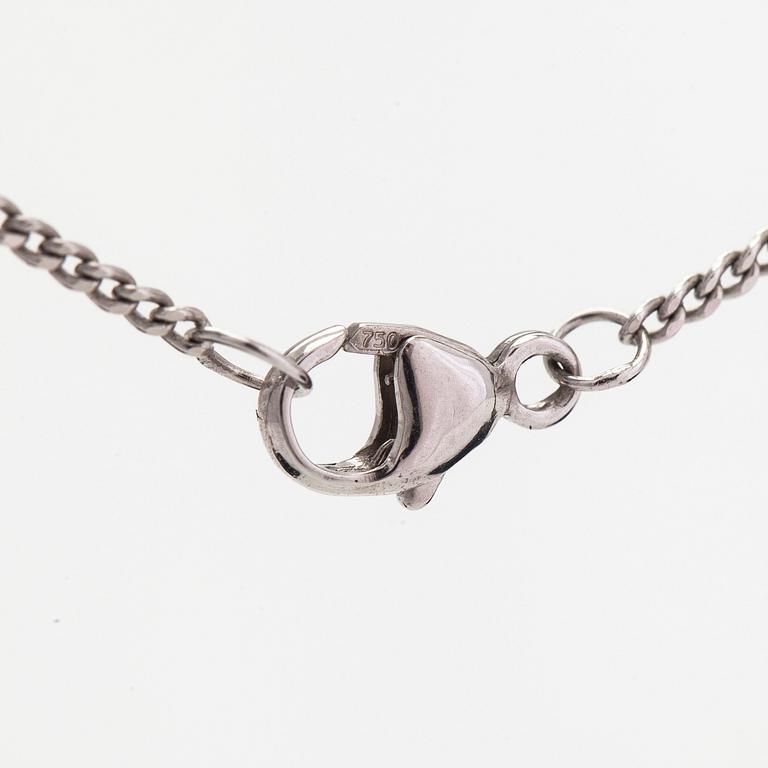 Georg Jensen,an  18K white gold 'Magic' necklace, brilliant-cut diamonds totalling approx. 0.13 ct.