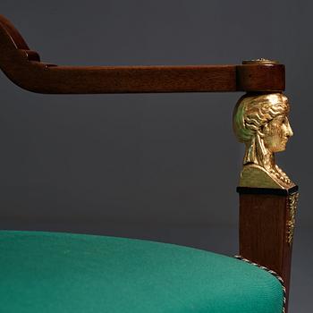 A Empire-style circa 1900 sofa.