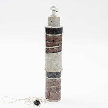 Inger Persson, a stoneware floor lamp, Rörstrand Ateljé.
