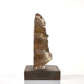 Edvin Öhrström, a cast glass sculpture, Lindshammar, Sweden 1960's, ed. 2/5.