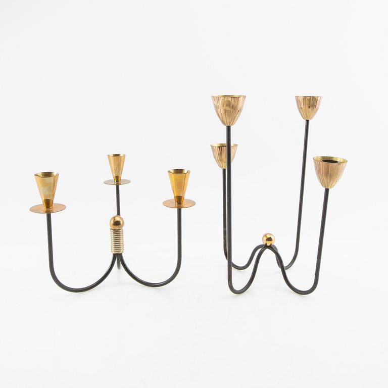 Candelabras 2 pcs Nils Johan mid-20th century.