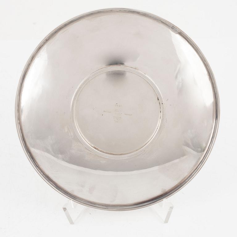 Søren Georg Jensen, a sterling silver dish, Georg Jensen, Denmark, after 1945.