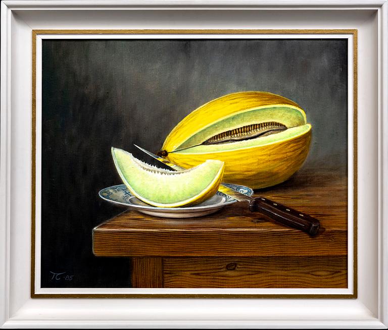 Tommy "TC" Carlsson, oil on canvas, signed and dated -85.