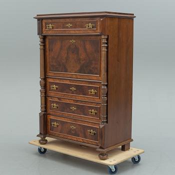 A late 19th century renaissance style secretaire.