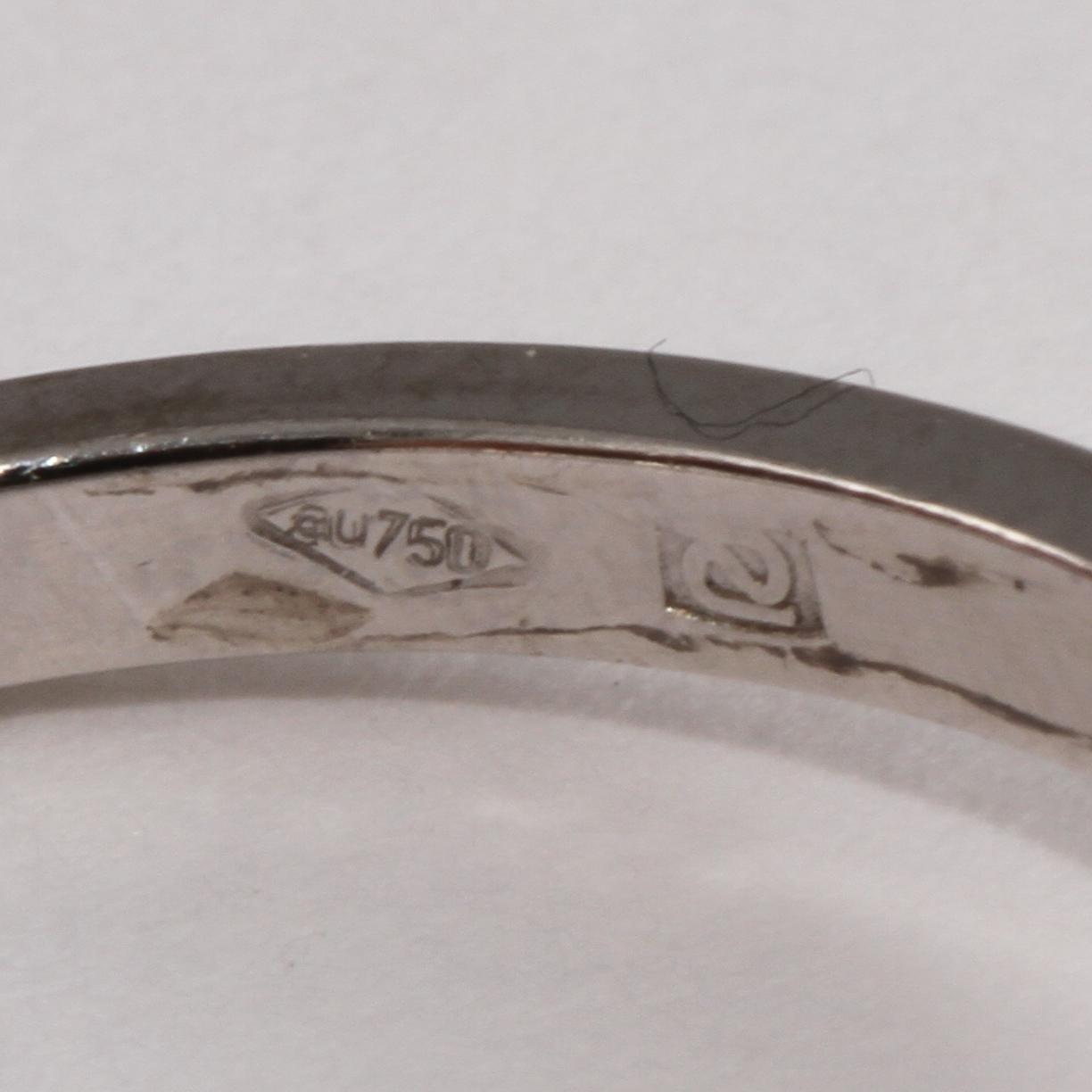 RING, 18k vitguld med briljantslipad diamant, 1.03 ct. Vikt 3 g.