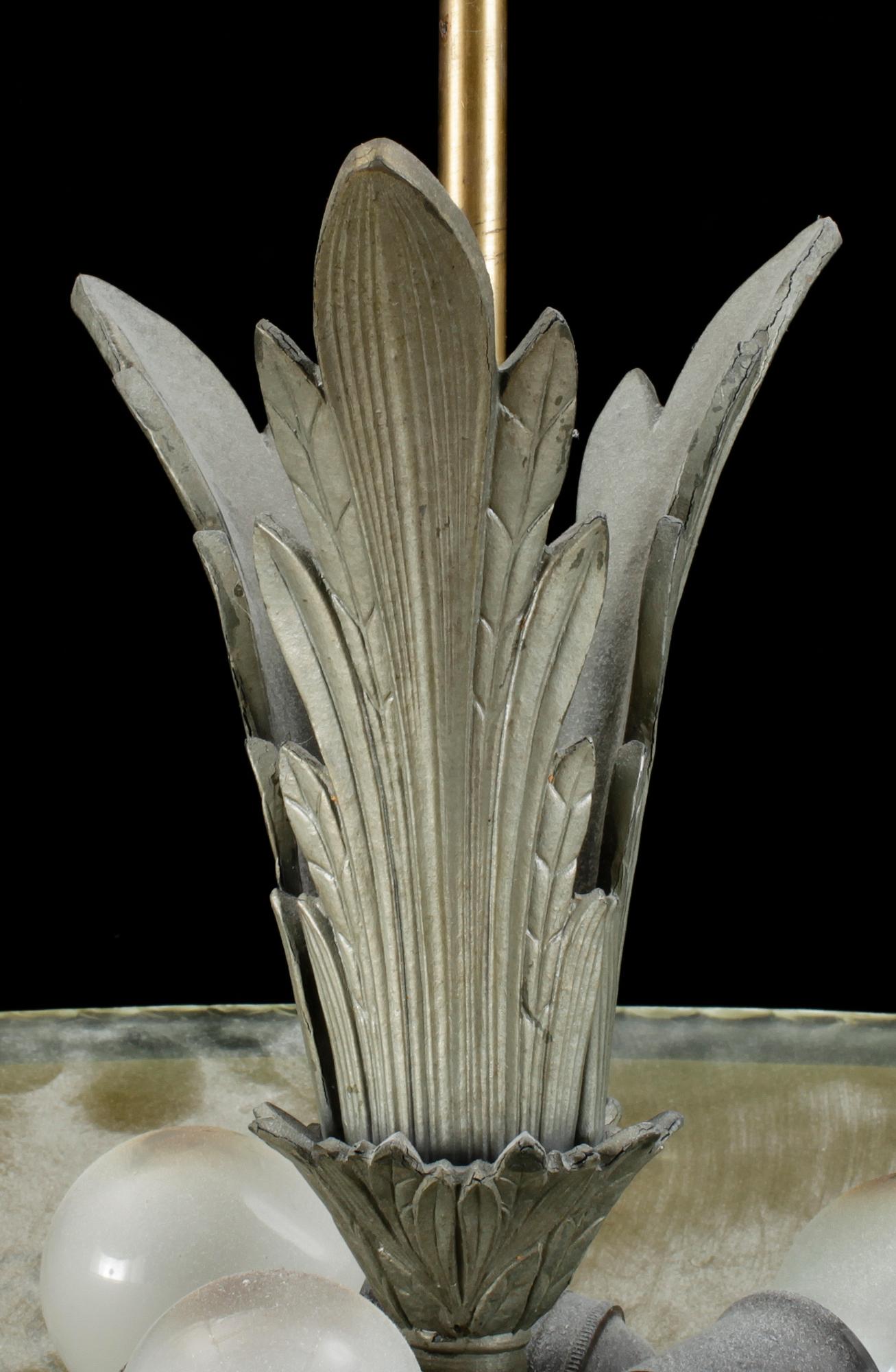 TAKPLAFOND, art deco, 1930/40-tal. Höjd: ca 50 cm.