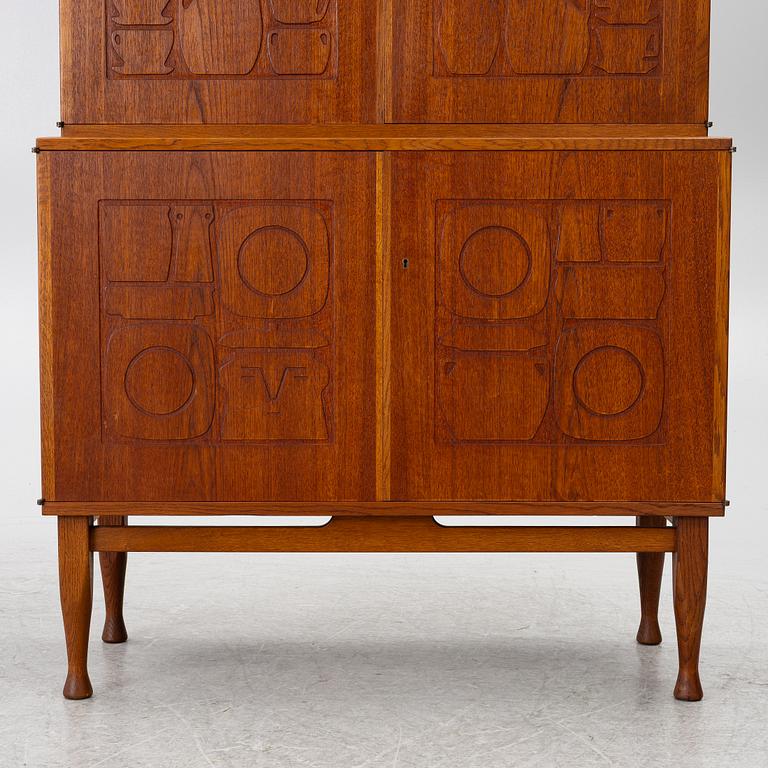 Yngve Ekström, cabinet, 'Krus', AB Westbergs Möbler, Tranås, 1950s.
