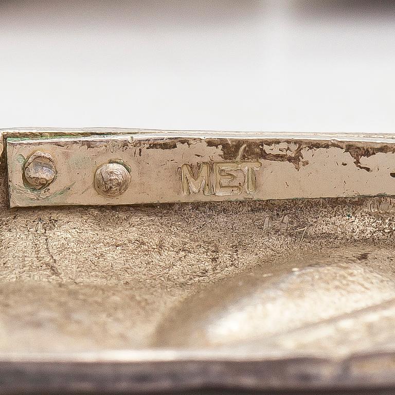 Björn Weckström, A sterling silver bracelet 'Galactic peaks' for Lapponia 1972.