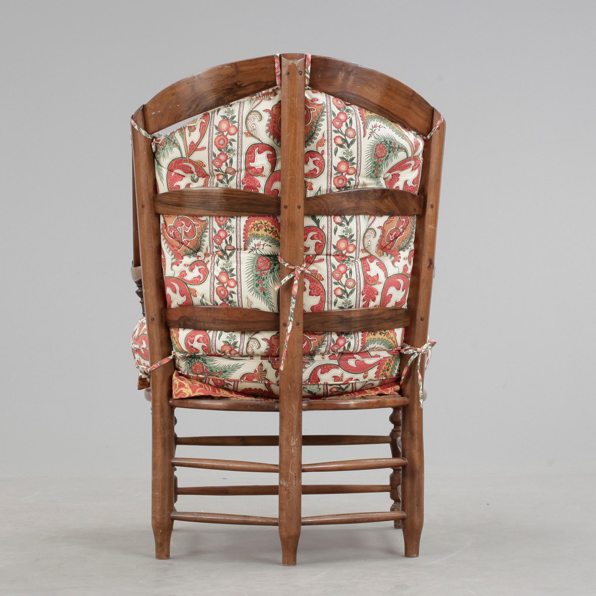 FÅTÖLJ, England, 1800-tal.