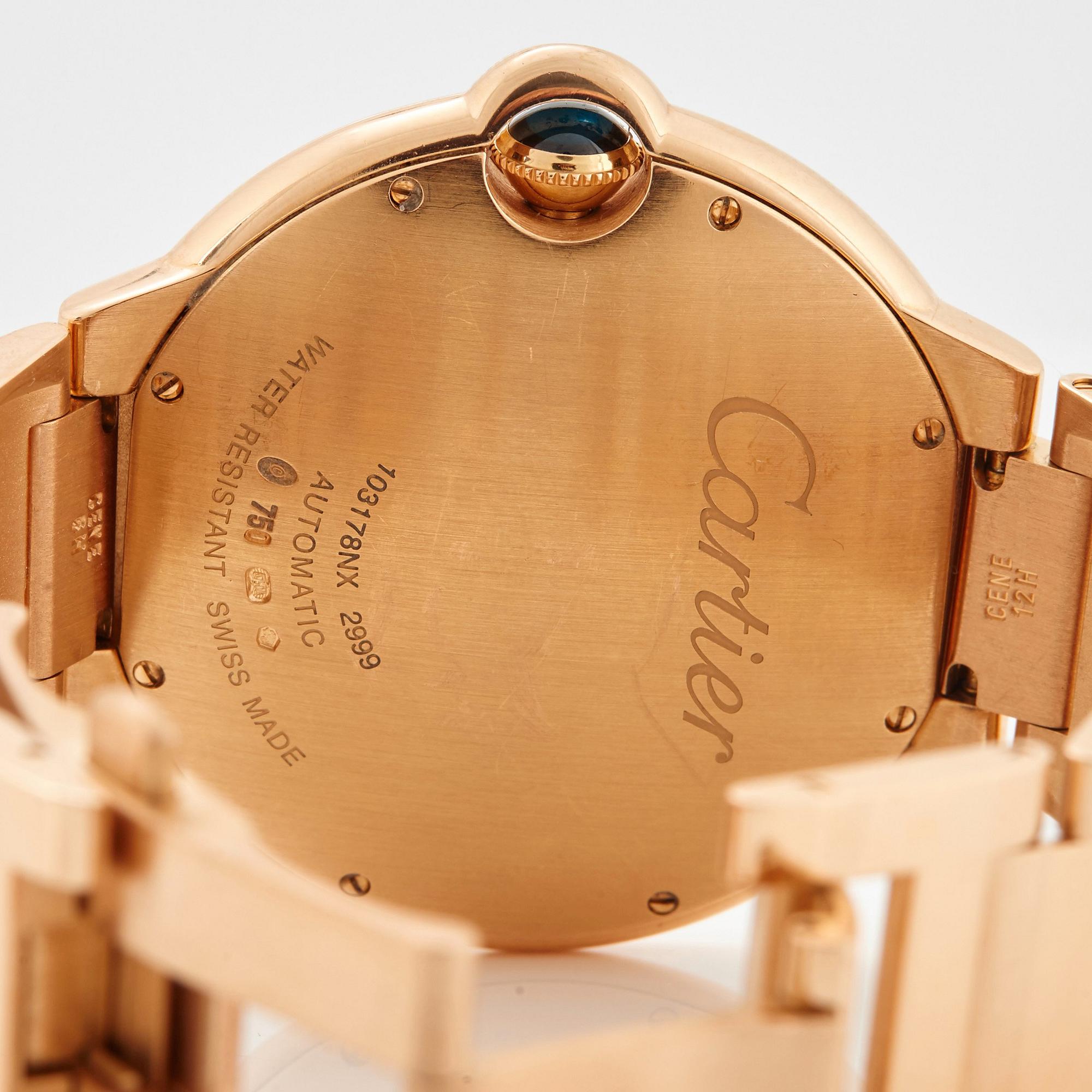 Cartier "Ballon Bleu" watch.