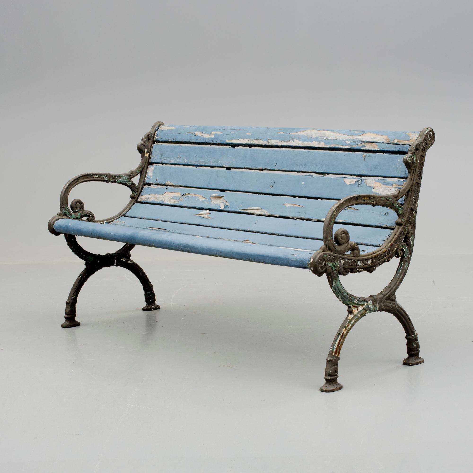 TRÄDGÅRDSSOFFA, 1800-talets slut.