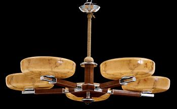TAKLAMPA, art deco, 1920-30-tal. Höjd ca 46cm.
