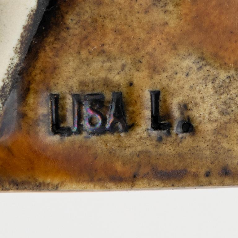 Lisa Larson, väggreliefer, 4 st, Gustavsberg.