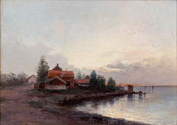 Severin Nilsson, Landskap från Ängö, Kalmar.