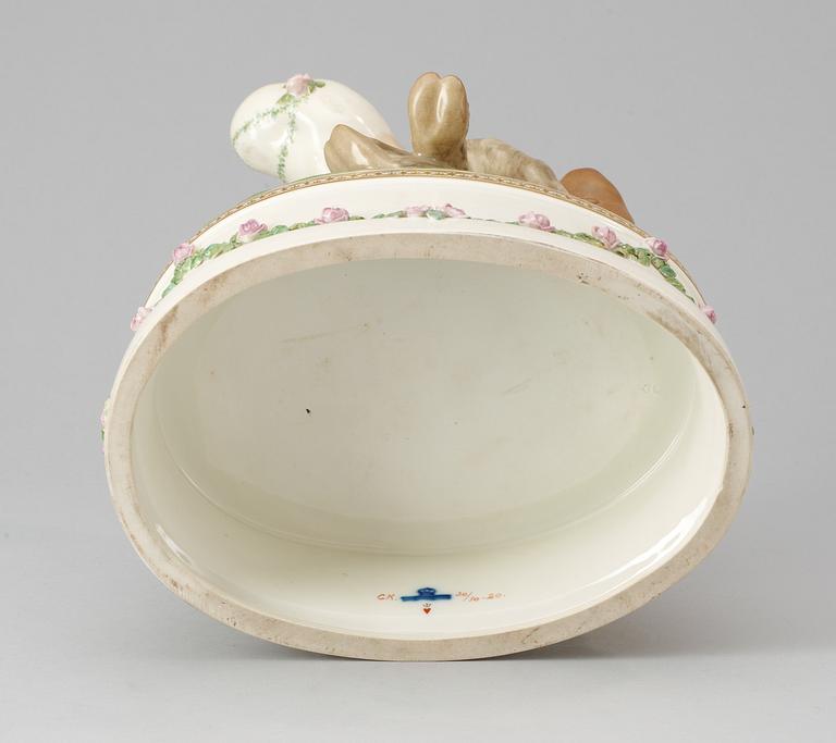 A Gerhard Henning porcelain figure by Royal Copenhagen, Denmark 1920.