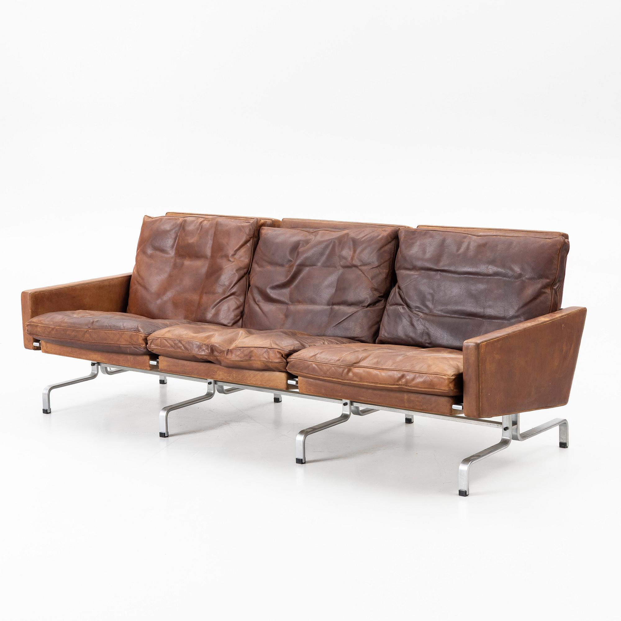 Poul Kjaerholm, soffa, "PK-31", sannolikt E. Kold Christensen, Danmark, 1900-talets andra hälft.