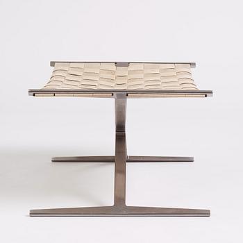 Preben Fabricius & Jørgen Kastholm, a model "4391" folding stool, Bo-Ex  Denmark, early 1960s.