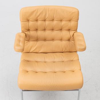 Bruno Mathsson, Armchairs, a pair, "Birgitta", Dux.