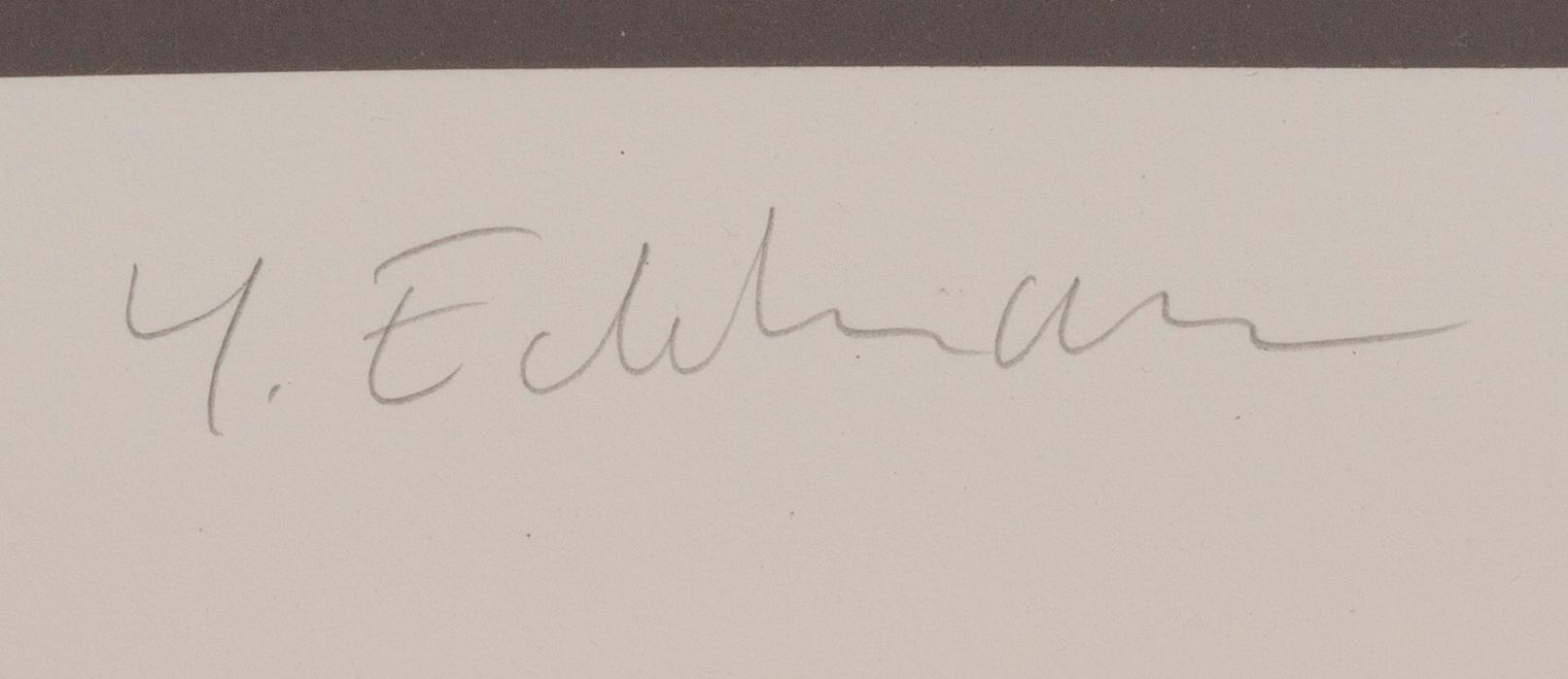 YRJÖ EDELMANN, färglitografi, numrerad 156/200 och signerad.