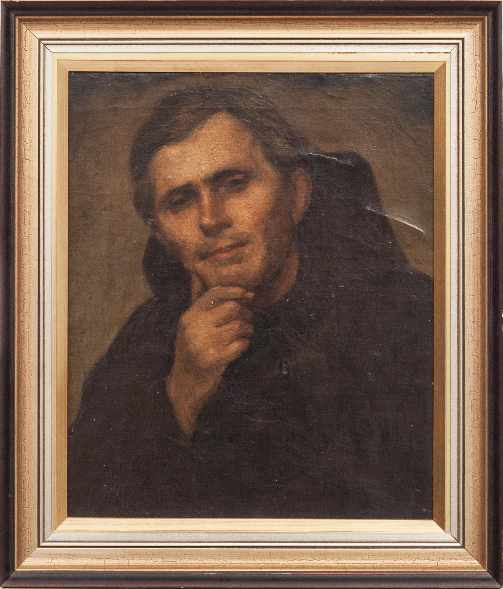 OKÄND KONSTNÄR, olja på duk, 1900-talets början.