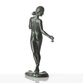 ARVID KNÖPPEL. Sculpture, bronze. Signed and dated -23. Foundry mark Otto Meyers Eftr. Fud.