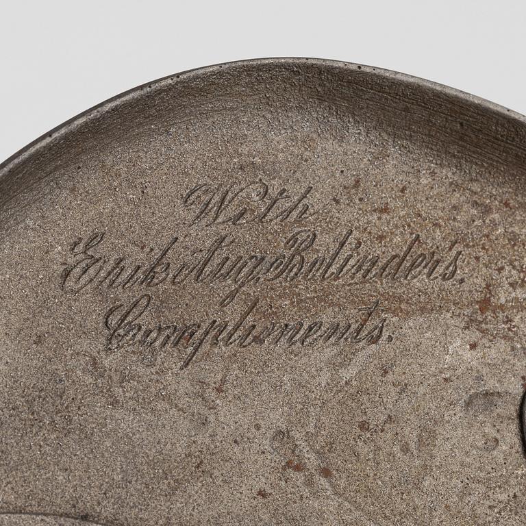 A cast iron tray,  first half of the 20th century, Bolinders, Sweden.