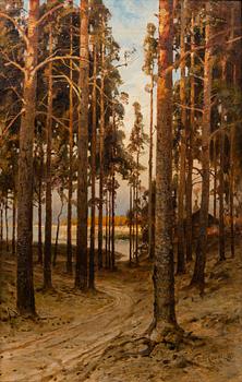 JULIUS VON KLEVER, A Forest landscape.