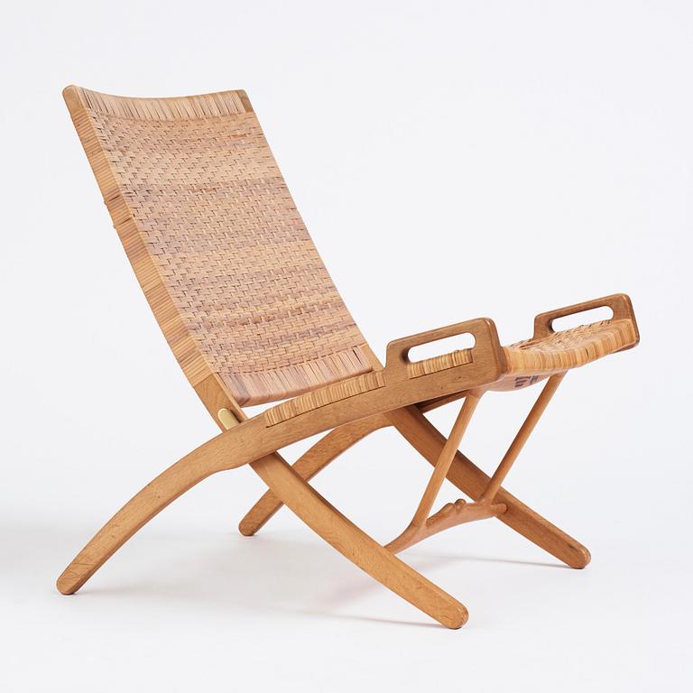 Hans J. Wegner, fåtölj, modell "512", Johannes Hansen, Köpenhamn 1950/60-tal.