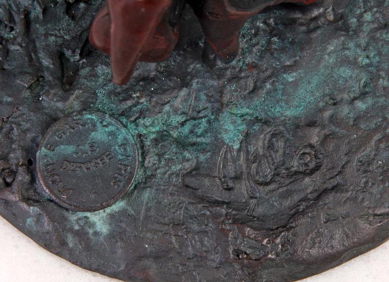 SKULPTUR, brons, efter Milo, 1900/2000-tal.