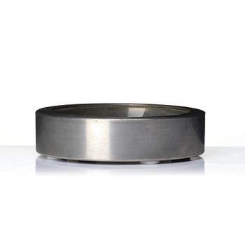Firma Svenskt Tenn, a pewter and glass ashtray/bowl, Stockholm, 1950.