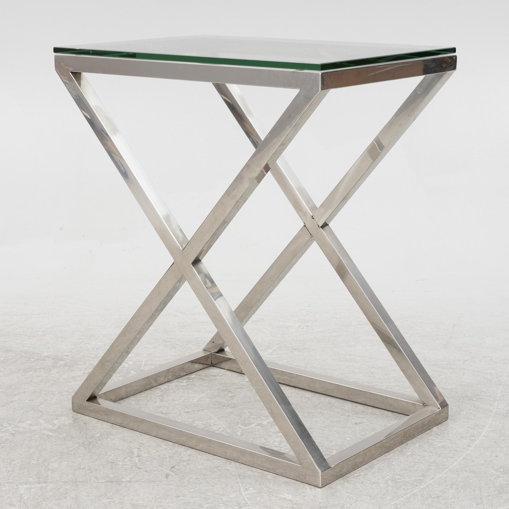 Eichholtz, side table, "Criss Cross", Netherlands, contemporary.