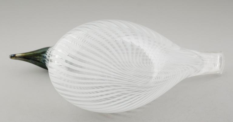 FIGUR, glas, Oiva Toikka, signerad,  Nuutajärvi, Finland, 1992.