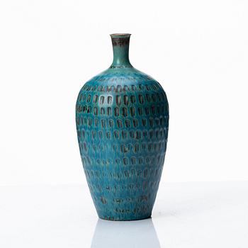 Stig Lindberg, a stoneware vase, Gustavsberg studio, Sweden 1960.