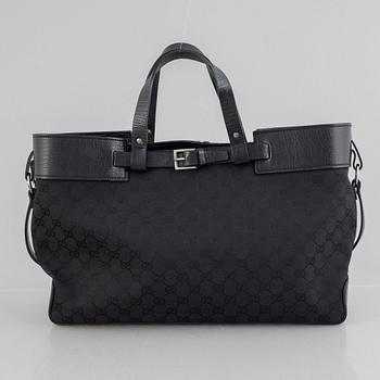 Gucci, A monogram canvas tote bag.