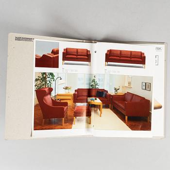 A collection of catalogues, pricelists, and samples relating to Danish and Swedish furniture makers and interiors.